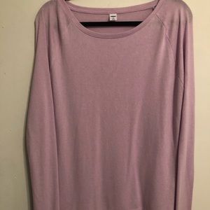 Old Navy Lavender Long Sleeve loose shirt